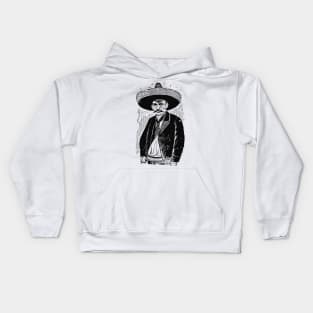 Emiliano Zapata Salazar Drawing Kids Hoodie